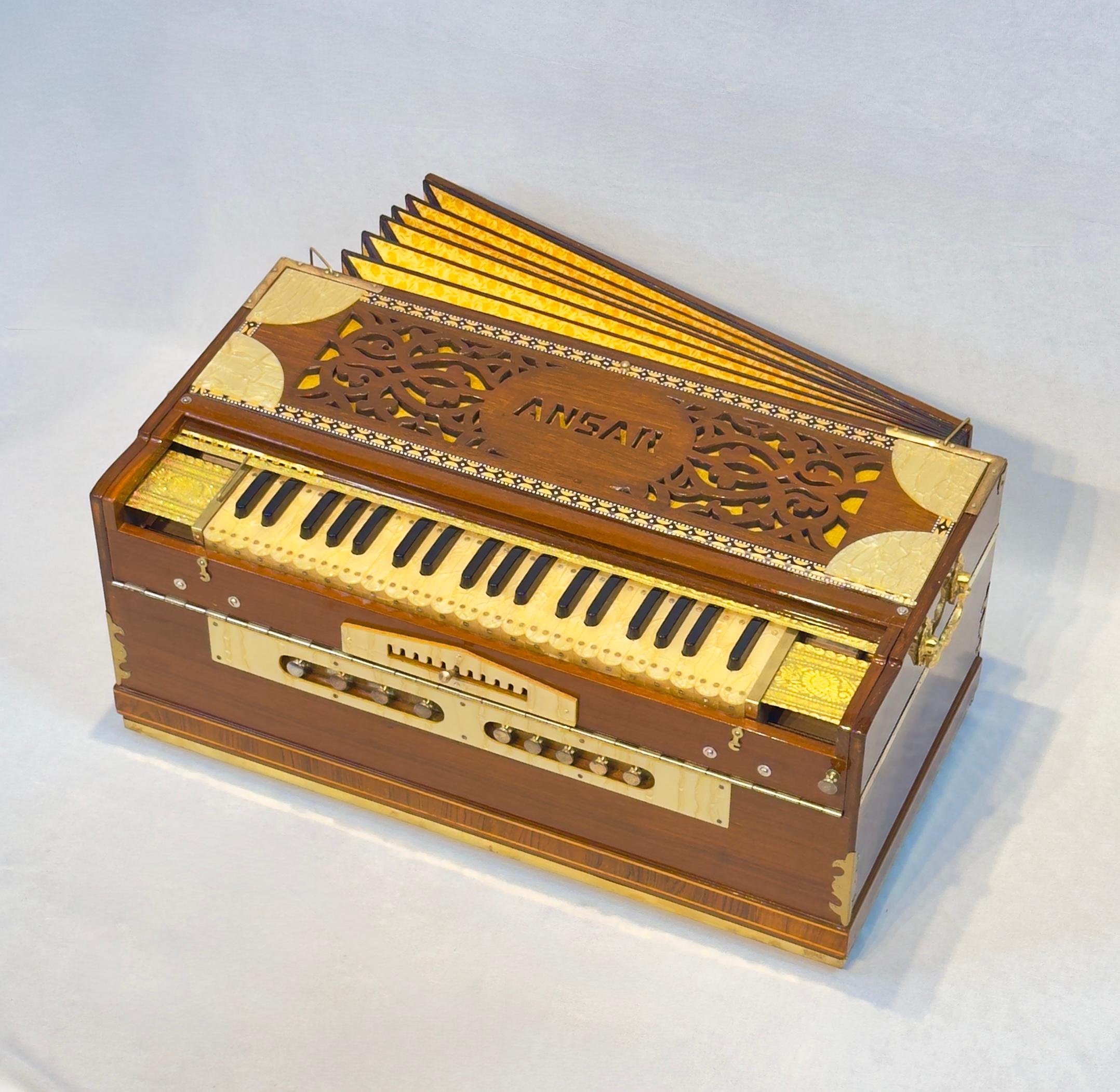 DS Ramsingh Full Customisez 4 Line 11 Scale Changer 39 Kyes Custom Name Plate Harmonium